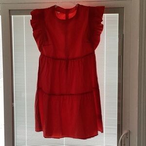 NWOT orange dress